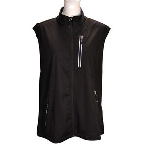 33,000ft Cycling Vest Men's XXL Black NEW 4-Way Stretch Performance Reflective